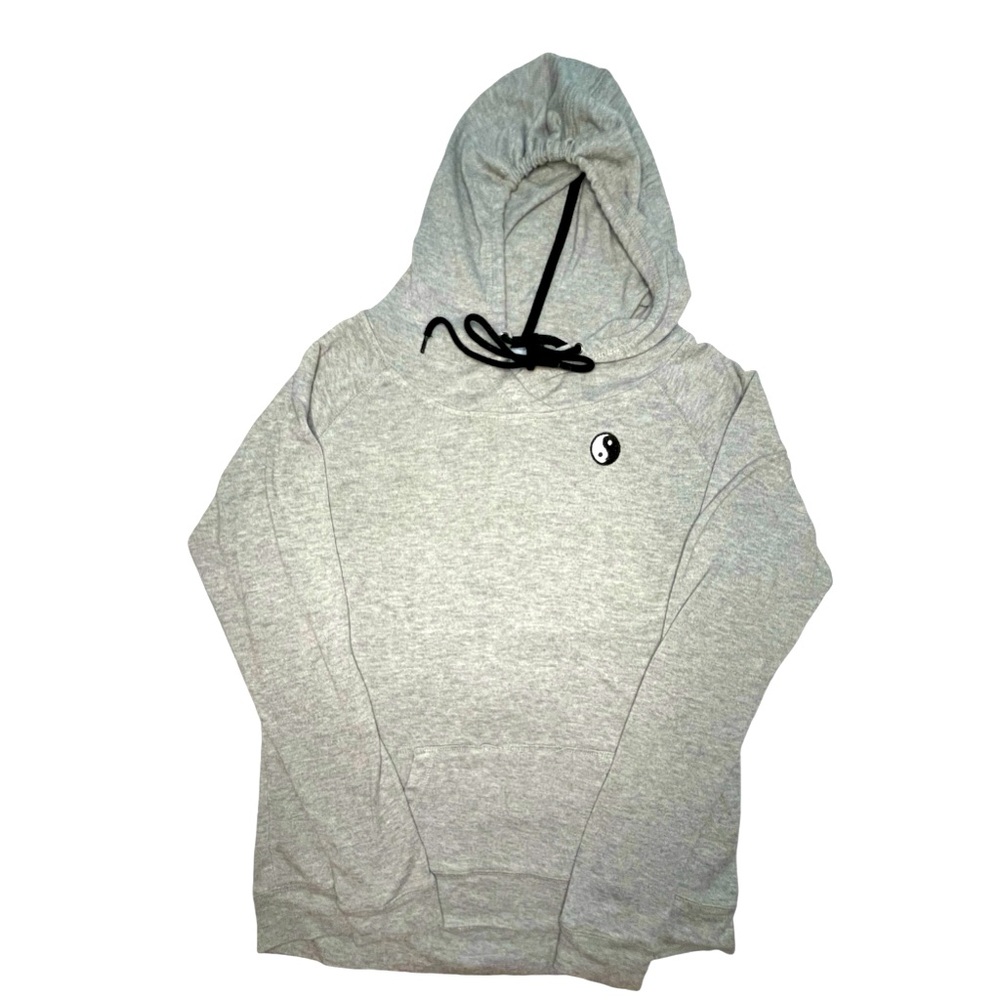 VINTAGE-Yin-Yang Size Large hoodie gray/Empyre/grunge/relaxed